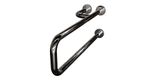 Barra de Apoio Lateral Fixa Esquerda 80cm PCD Inox Polido Levevida