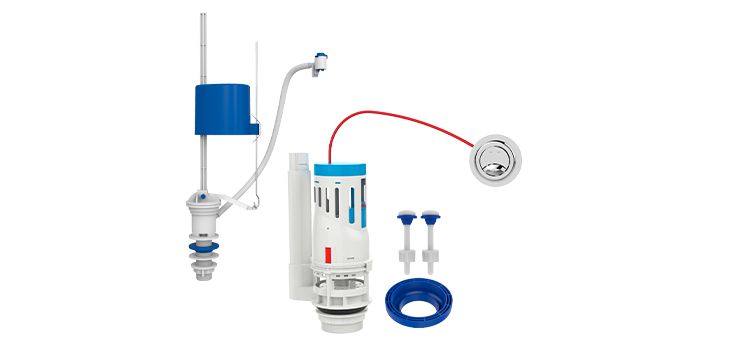 Kit Completo Universal para Caixa Acoplada com Acionamento Duplo