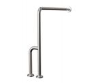 Suporte Lateral Esquerdo para Piso/Parede de 75X80cm PCD Inox Escovado Levevida
