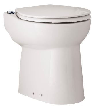 Vaso Sanitário Convencional com Bomba Trituradora Sanicompact Branco