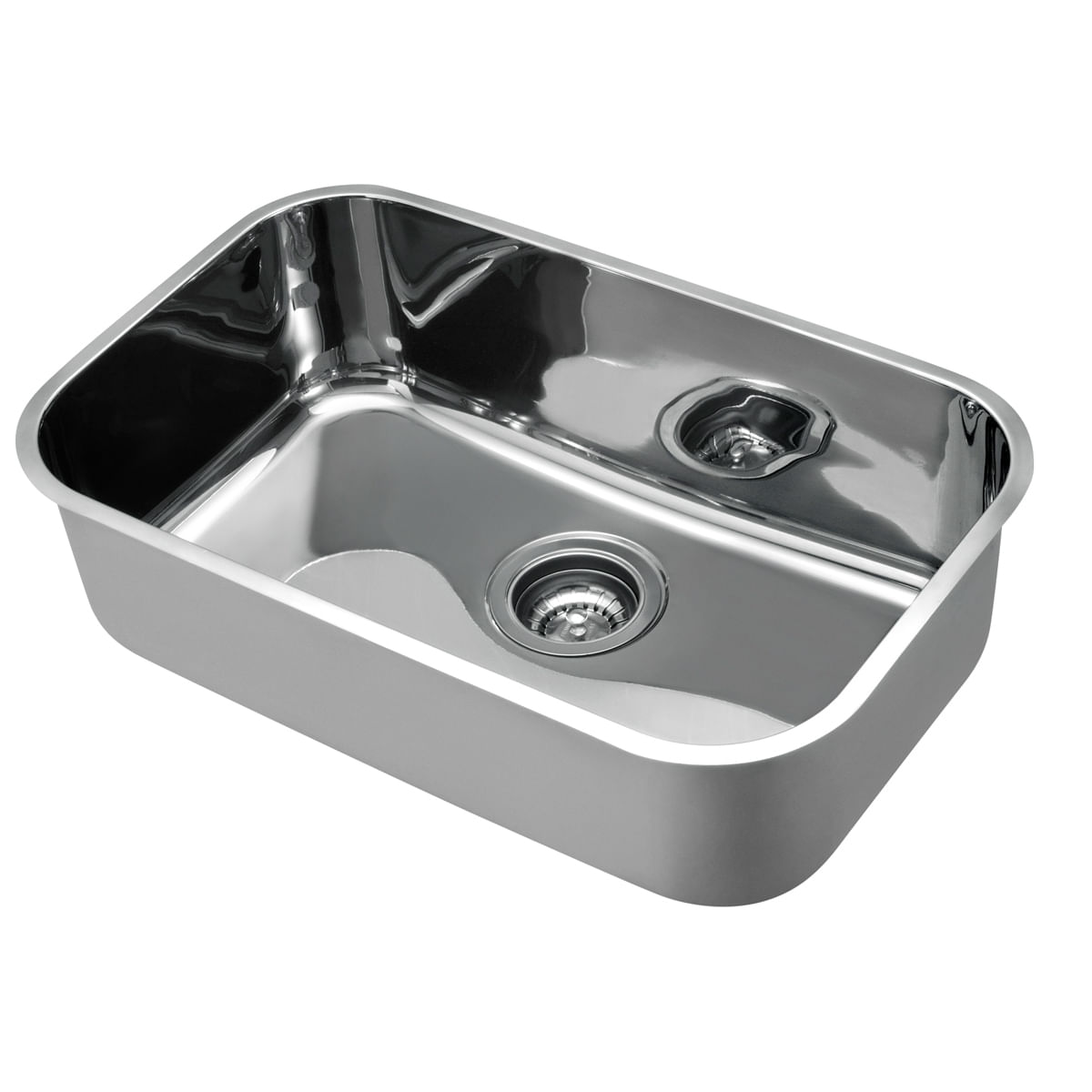 Cuba de Embutir de 56x34cm Invicta Ref. 016993CH Inox Alto Brilho