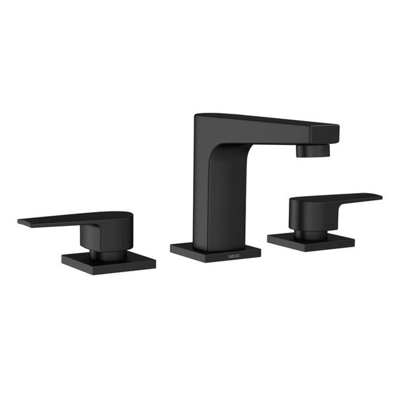 Misturador para Lavatório de Mesa com Bica Baixa Level Ref. 1875.BL26.MT Black Matte Deca