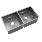 Cuba Dupla LR-40/40 Handmade R10 de 82X40X23cm e Furo de 4.1/2" Escovado Mekal