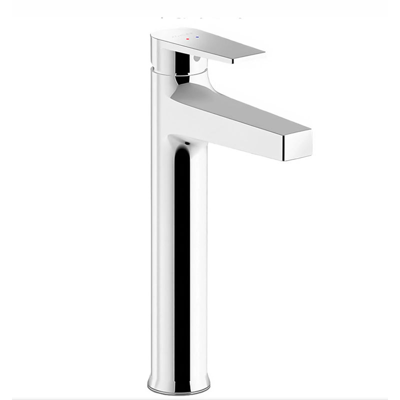 Misturador-Monocomando-para-Lavatorio-de-Mesa-com-Bica-Alta-Taut-Cromado-Kohler