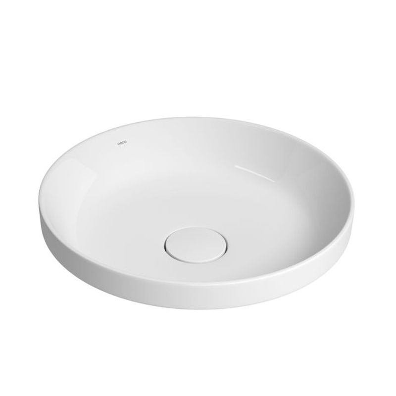 Cuba de Sobrepor Redondo de 30cm L.22030.17 Branco Deca