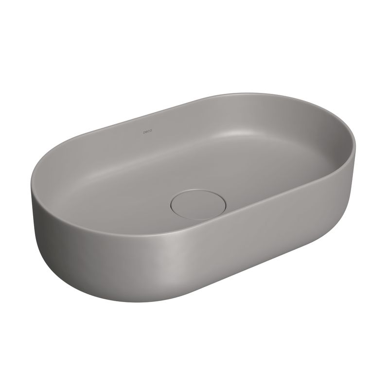 Cuba de Apoio Oblonga de 50cm L.14050.85 Soft Antracite Deca