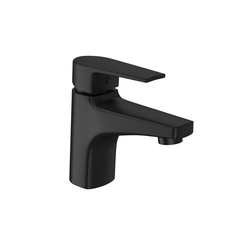 Misturador Monocomando para Lavatório de Mesa com Bica Baixa Level Ref. 2875.BL26.MT Black Matte Deca