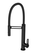 Misturador Monocomando para Cozinha de Mesa com Bica Flexível Urban Ref. 2289.BL.IND.MT.PT Black Matte Deca