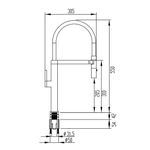 Misturador-Monocomando-para-Cozinha-de-Mesa-com-Ima-Ref.-00173-Black-Matte
