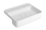 Cuba Semi-Encaixe Retangular com Mesa de 50cm Ref. L.63050.M.17 Branco Deca