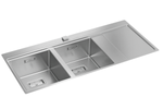 Cuba Dupla para Cozinha Wish 116 Ref. CC.660.116.DUO.INX Inox Deca