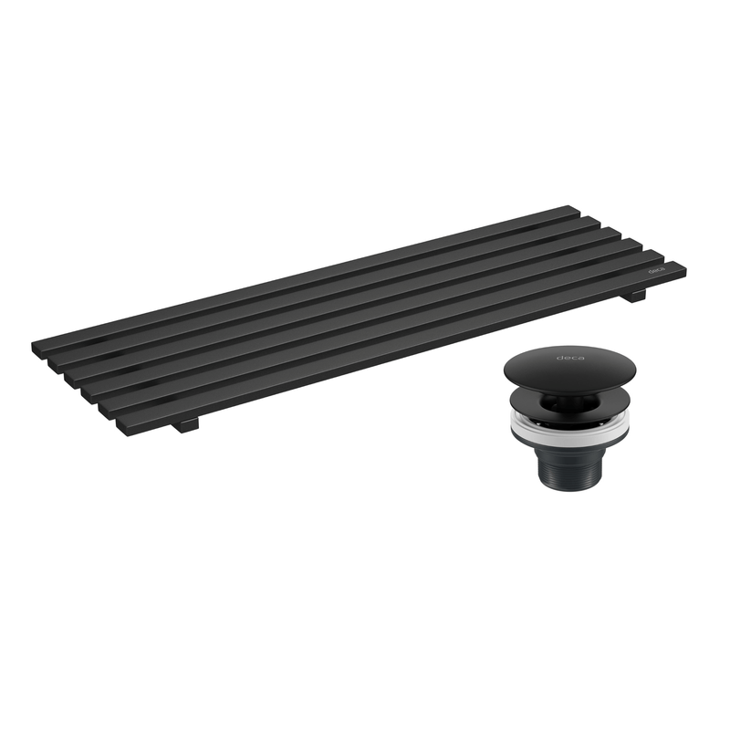 Kit-com-Grelha-e-Valvula-para-Cuba-Ref.-2013.BL.MT-Black-Matte-Deca