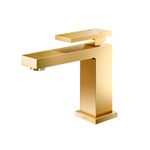 Misturador Monocomando para Lavatório de Mesa New Edge 00925372 Ouro Escovado Docol