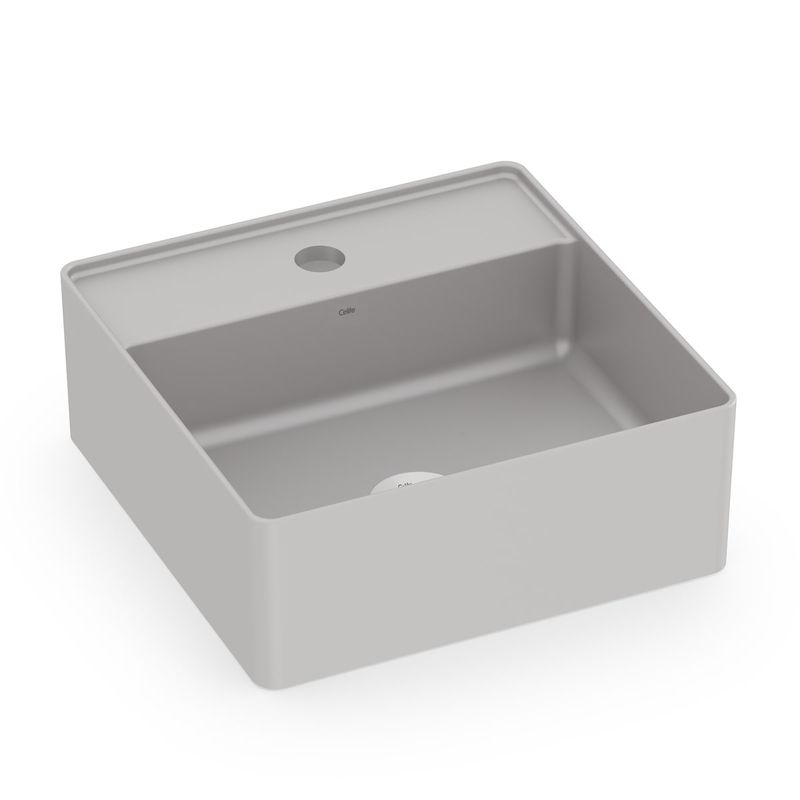 Cuba de Apoio com Mesa de 35cm D3 Elite Stone Celite