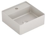 Cuba de Apoio com Mesa de 35x35cm Platinum Beige Incepa