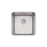 Cuba de 40x40cm com Válvula de 4.1/2" TDC Quadrum Ref. 94005112 Inox Tramontina