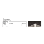 Cuba de 40x40cm com Válvula de 4.1/2" TDC Quadrum Ref. 94005112 Inox Tramontina