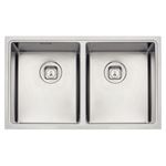 Cuba Dupla de 77x46cm com Válvula de 4.1/2" TDC Quadrum Ref. 94009103 Inox Tramontina