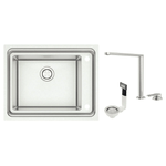 Cuba de Sobrepor com Misturador Hidden e Válvula de 4.1/2" Deep 50 Ref. 93913133 Inox Tramontina