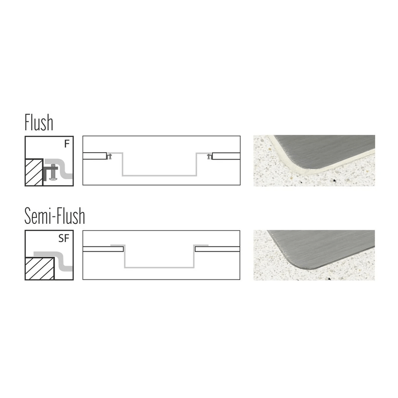 Cuba de Sobrepor de 70x40cm com Acessórios e Válvula de 4.1/2" Quadrum TDC Ref. 94000153 Inox Tramontina