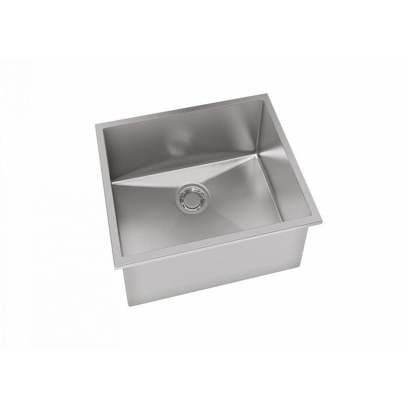 Cuba de 450x450 com Válvula de 4.1/2" Quadratino 400 Ref. 30400 Inox Debacco