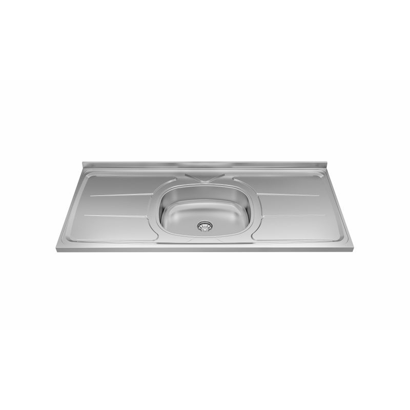 Pia de 1,20x53x11 com Escorredor Plus 30 Ref. 31230 Inox GhelPlus