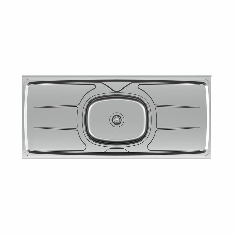 Pia-de-120x53x11-com-Escorredor-Plus-30-Ref.-31230-Inox-GhelPlus