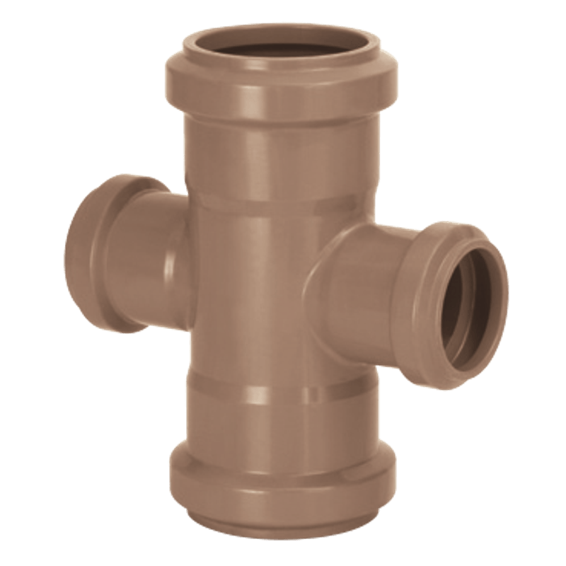 Cruzeta Redução PBA sem Anel de 75x50mm Amanco Wavin