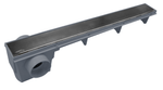 lo Linear Sifonado de 50cm Cinza Amanco Wavin