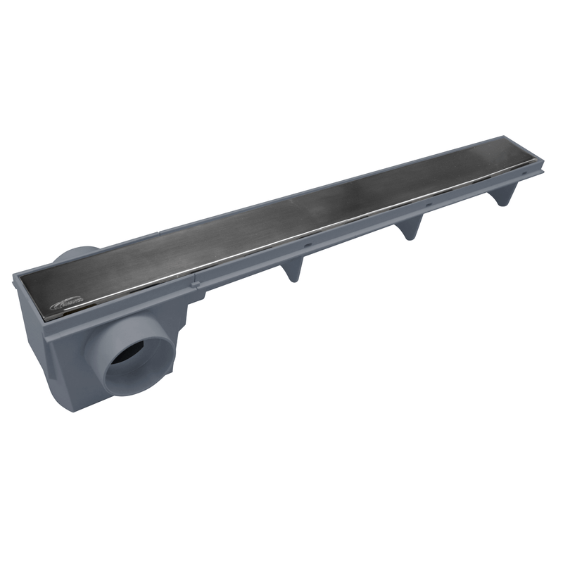 lo Linear Sifonado de 50cm Cinza Amanco Wavin