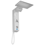 Ducha Falls Digital de 7700w 220v Branco Metálico Hydra