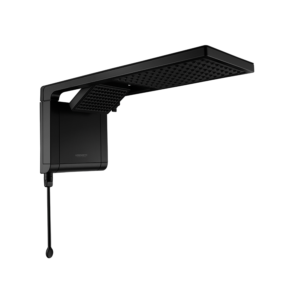 Ducha Eletrônica de 7800w 220v Acqua Duo Black Matte Lorenzetti