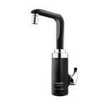 Torneira Eletrônica para Cozinha de Parede de 5500w 220v Essence Preto com Cromado Lorenzetti