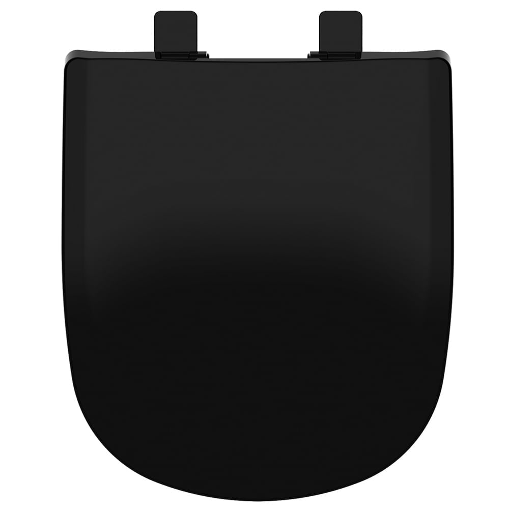 Encontraproduto.com.br - Assento Sanitário Etna Pp Soft Close Preto Tupan