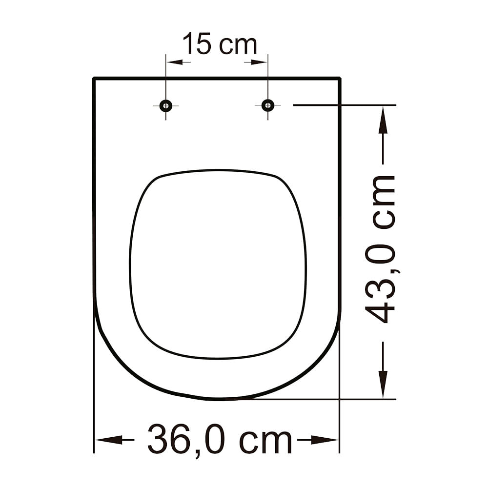 Encontraproduto.com.br - Assento Sanitário Etna Pp Soft Close Preto Tupan
