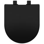 Assento Sanitário Termofixo com Soft Close para Bacia Nexo/Riviera/Slim Preto Tupan