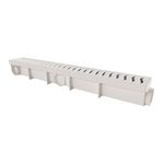 Ralo Modular com Grelha em ABS(Plástico) de 6x50cm Ref. 1906 Branco Estrela
