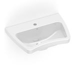 Lavatorio-para-Coluna-com-Mesa-60x41cm-Acesso-Plus-Branco-Celite