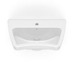Lavatorio-para-Coluna-com-Mesa-60x41cm-Acesso-Plus-Branco-Celite