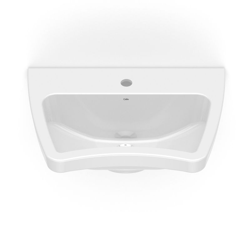 Lavatorio-para-Coluna-com-Mesa-60x41cm-Acesso-Plus-Branco-Celite