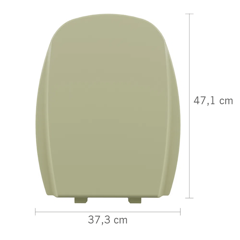 Assento Sanitário Almofadado Monte Carlo Ref. TMT/K*CR-37 Creme Astra