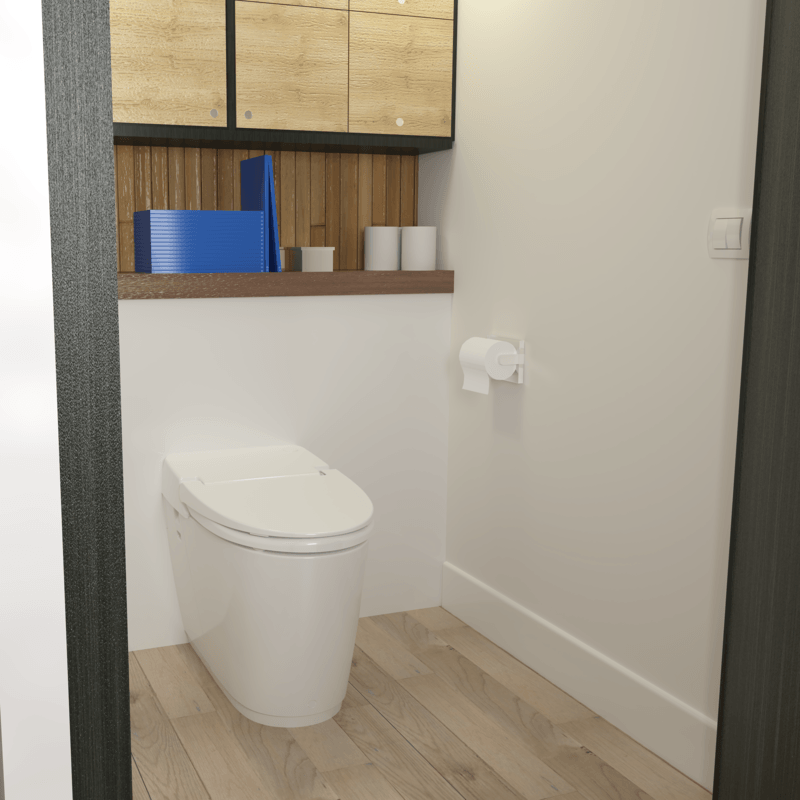 Vaso Sanitário com Triturador Sanismart Branco Sanitrit