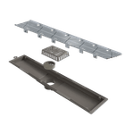 Ralo Linear com Tampa Oculta de 50cm Elleve Versatile Ref. 8923 Ralo Linear