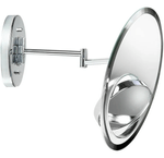 Espelho Fixo Oval 3X/8X Cromado Banhomais