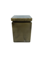 Porta Cotonetes Top Ouro Amarelo Banhomais