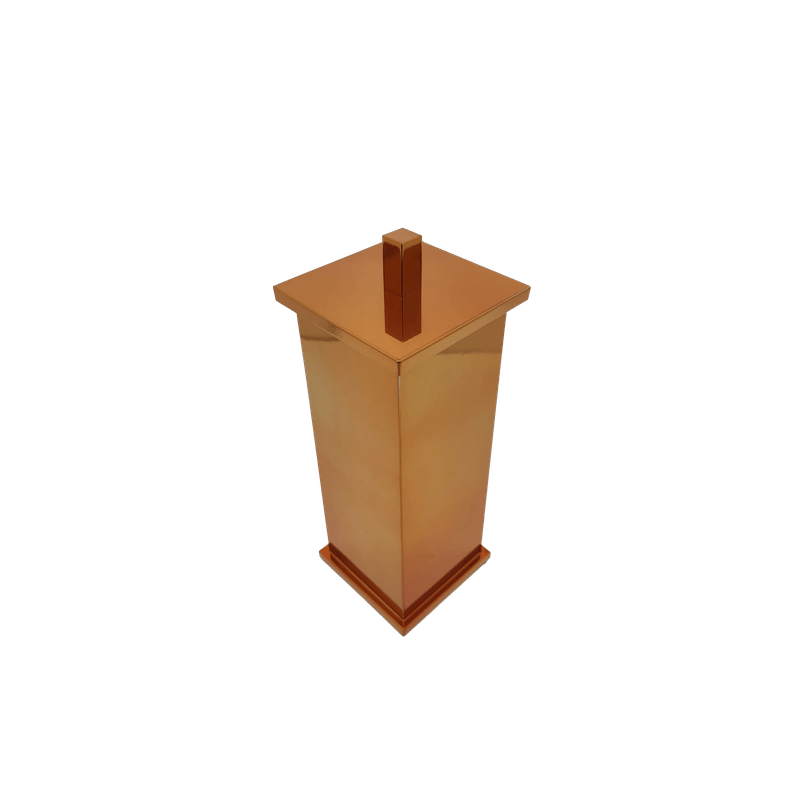 Porta Escova Quadrado Ref. 8200RG Red Gold Rogeart