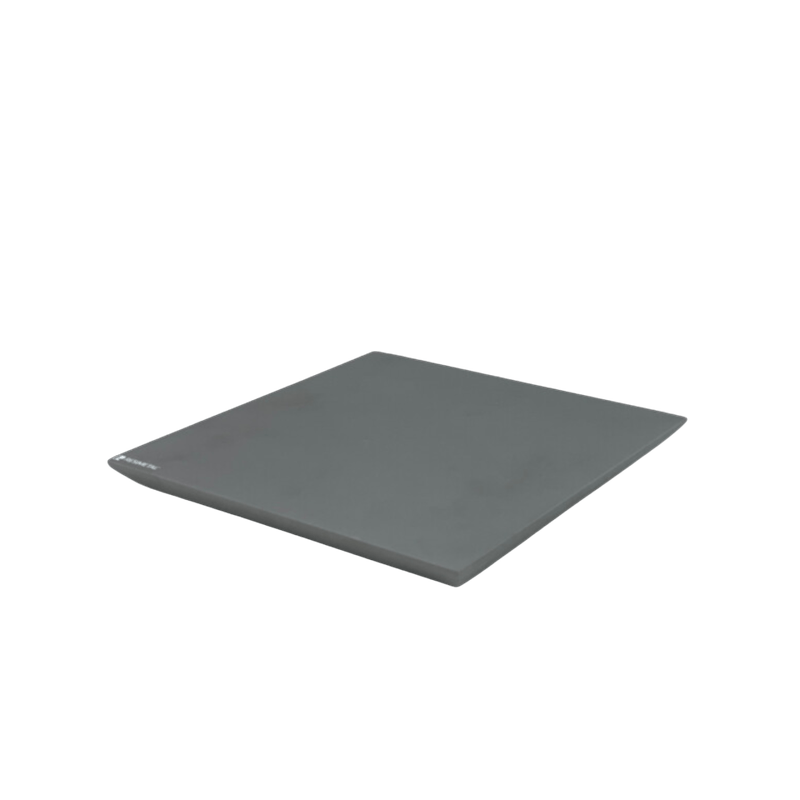 Bandeja de 28x12cm Slim Cristal Cinza Claro Resimetal