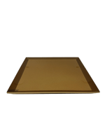 Bandeja de 24cm Slim Cristal Ouro Resimetal