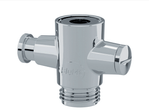 Registro Manual para Ducha Higiênica de 1/2" x 1/2" em ABS(Plástico) Ref. 200225 Cromado Blukit