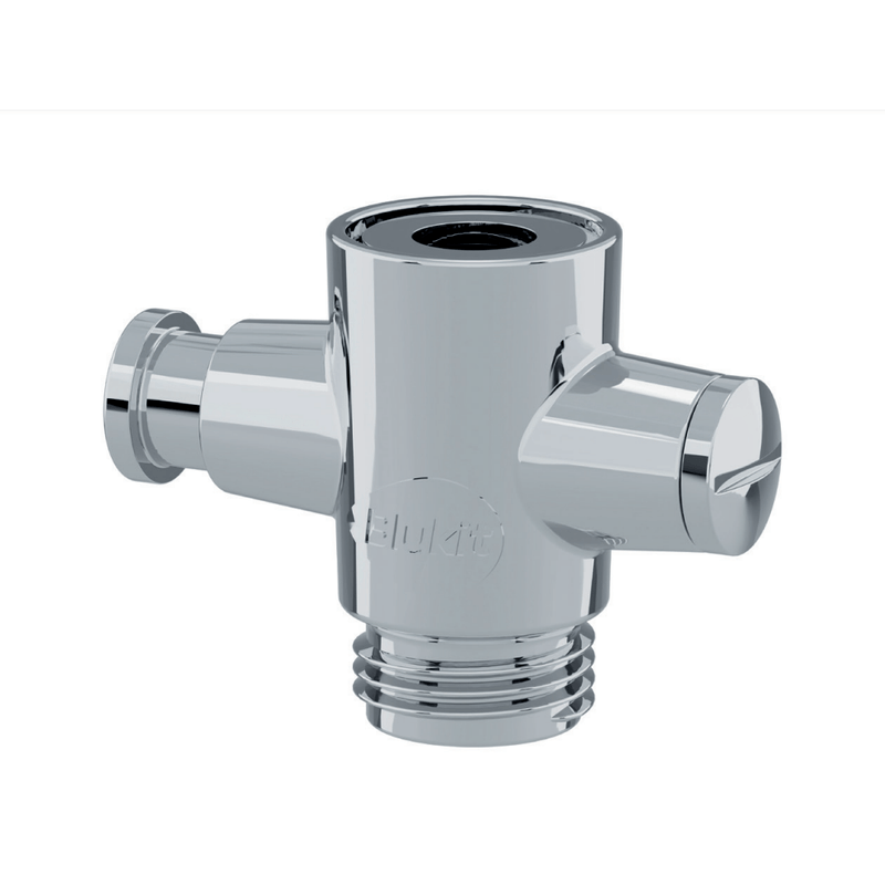 Registro Manual para Ducha Higiênica de 1/2" x 1/2" em ABS(Plástico) Ref. 200225 Cromado Blukit
